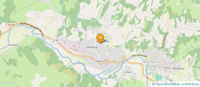 localisation de l'entreprise MARIETTE MARTY à SAINT-PEE-SUR-NIVELLE