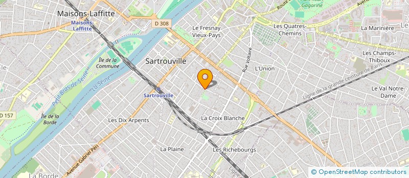 localisation de l'entreprise MARIETTE MUR  SARTROUVILLE