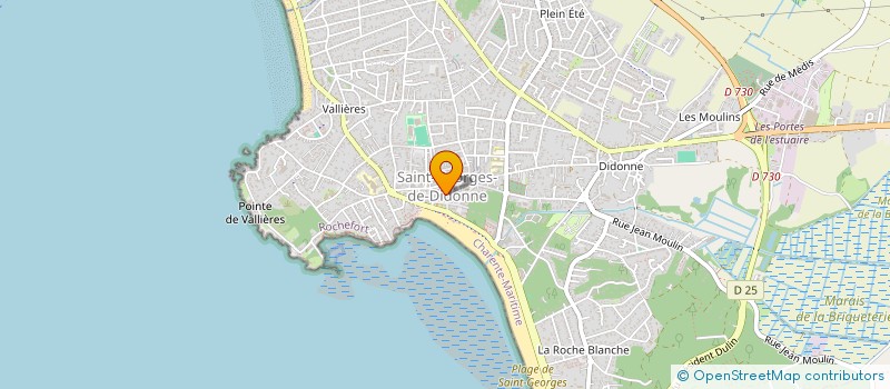 localisation de l'entreprise MARIEZ-VOUS EN CHARENTE MARITIME  SAINT-GEORGES-DE-DIDONNE