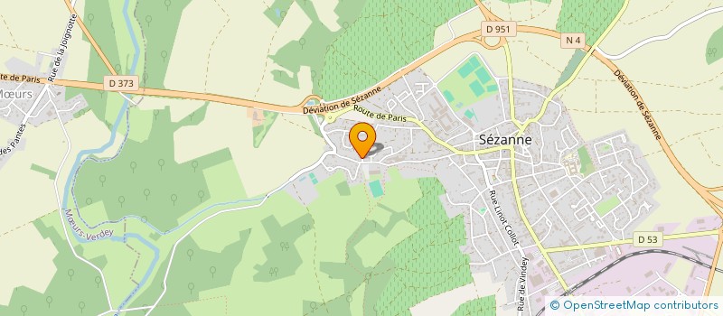 localisation de l'entreprise MARIFLORE à SEZANNE