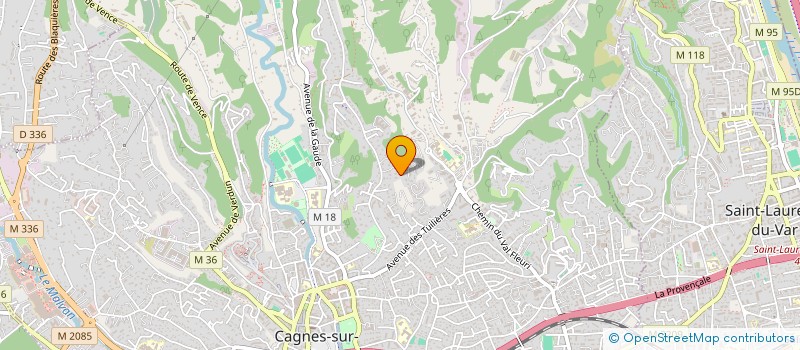 localisation de l'entreprise MARIFRAN à CAGNES SUR MER