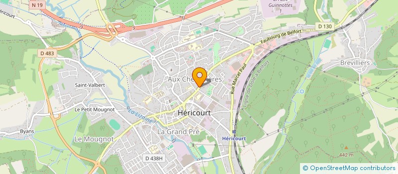 localisation de l'entreprise MARIFRED  HERICOURT