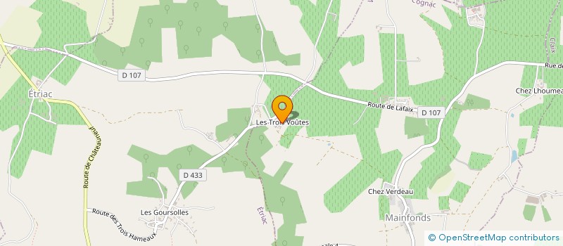 localisation de l'entreprise MARIGAMI ET CIE à BESSAC