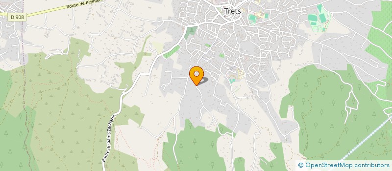 localisation de l'entreprise MARIGANE à TRETS