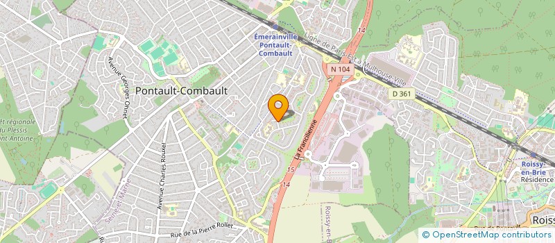 localisation de l'entreprise MARIGANE à PONTAULT-COMBAULT