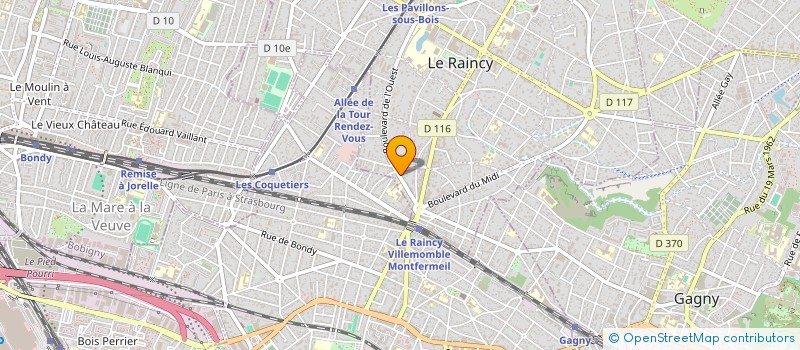 localisation de l'entreprise MARIGIL  LE RAINCY