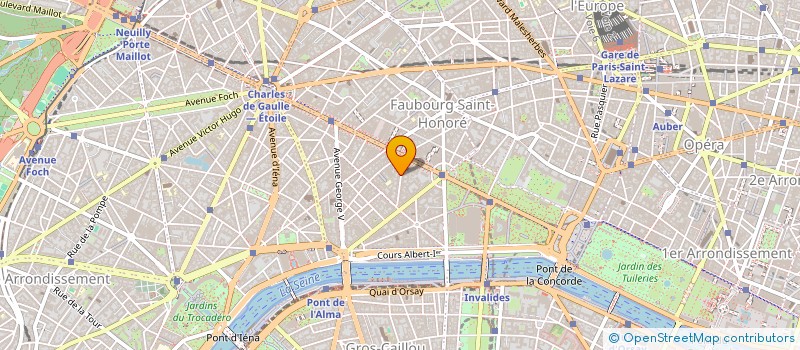 localisation de l'entreprise MARIGNAN 21  PARIS