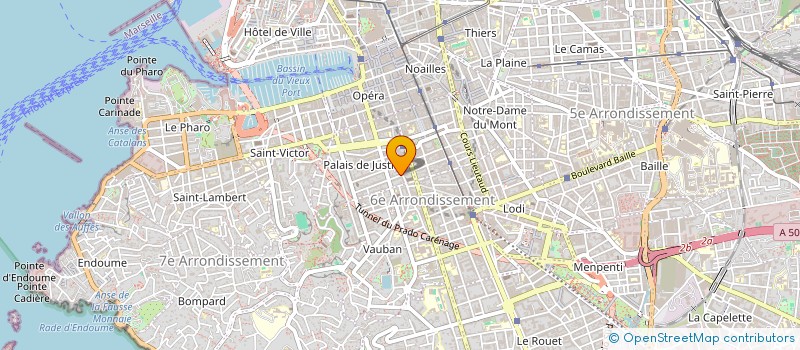 localisation de l'entreprise MARIGNAN 46 à MARSEILLE