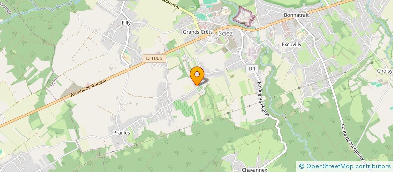 localisation de l'entreprise MARIGNAN  SCIEZ