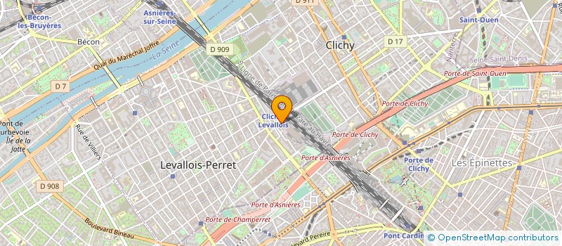 localisation de l'entreprise MARIGNAN BATIGNOLLES à LEVALLOIS-PERRET