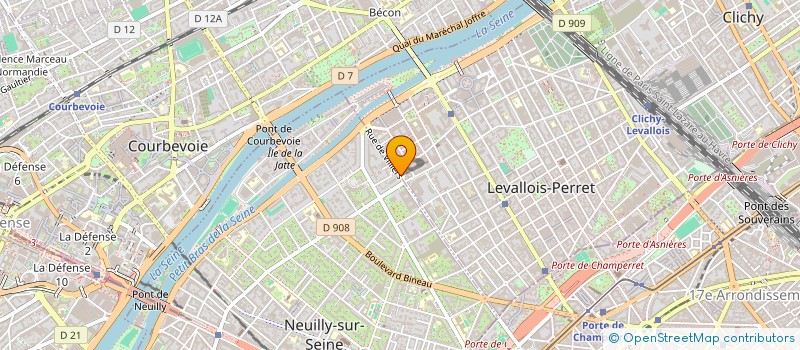 localisation de l'entreprise MARIGNAN IMMOBILIER INVESTISSEMENTS à LEVALLOIS-PERRET