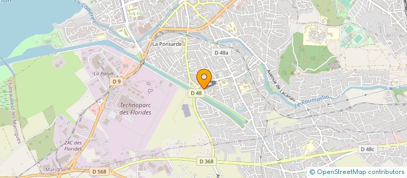 localisation de l'entreprise MARIGNANAISE TRANSPORT MAGASINAGE IOCHUM  MARIGNANE