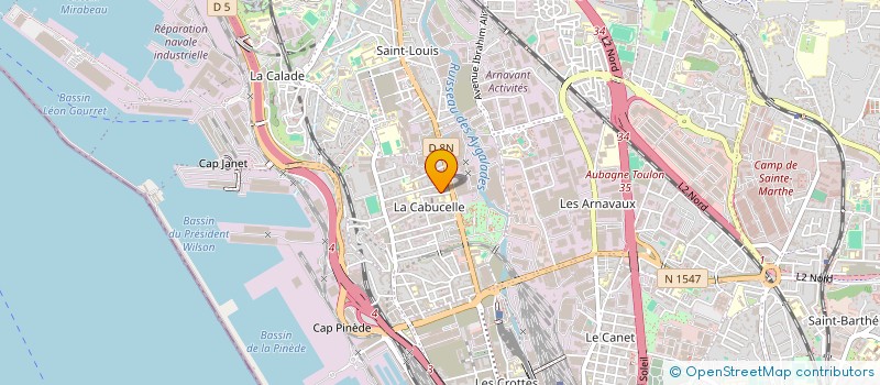 localisation de l'entreprise MARIGNANE ISOLATION SERVICE à MARSEILLE