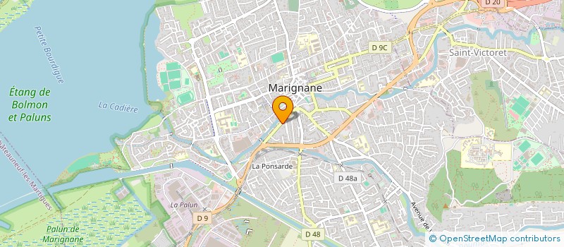 localisation de l'entreprise MARIGNANE MOULIN D AVAL à MARIGNANE