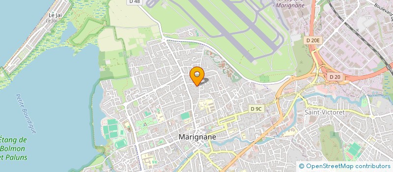 localisation de l'entreprise MARIGNANE TRAVAUX PISCINES à MARIGNANE