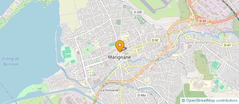 localisation de l'entreprise MARIGNANE VIANDE à MARIGNANE