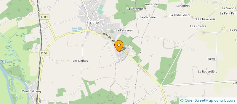 localisation de l'entreprise MARIGNE LIBERTY LOC  LES HAUTS-D'ANJOU