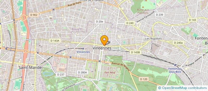 localisation de l'entreprise MARIGNY ENGINEERING CONSULTANTS à VINCENNES
