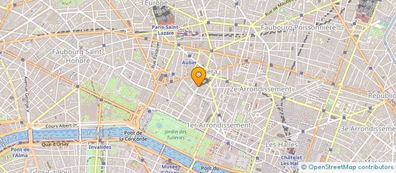 localisation de l'entreprise MARIGNY GESTION PRIVEE  PARIS