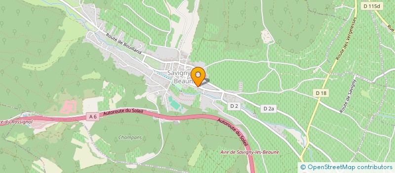 localisation de l'entreprise MARIGNY-MONTAIGNE à SAVIGNY-LES-BEAUNE