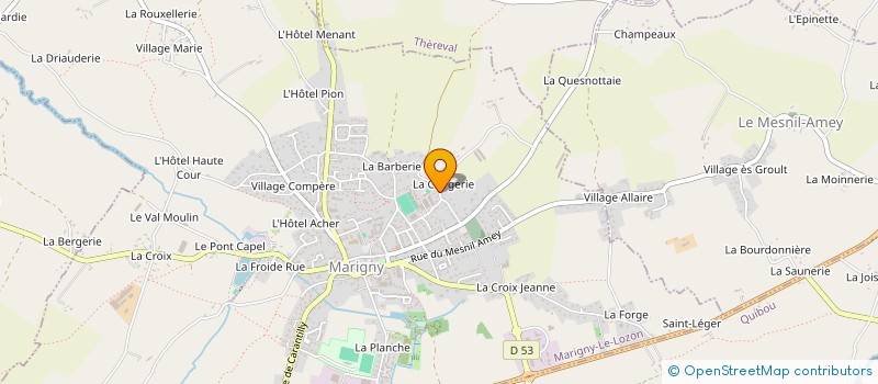 localisation de l'entreprise MARIGNY PILATES ET FORME  MARIGNY-LE-LOZON