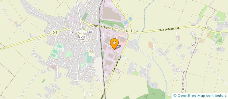localisation de l'entreprise MARIGNY TUBES à NEUVILLE-AUX-BOIS