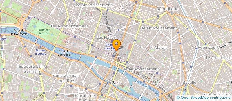 localisation de l'entreprise MARIGO à PARIS 1