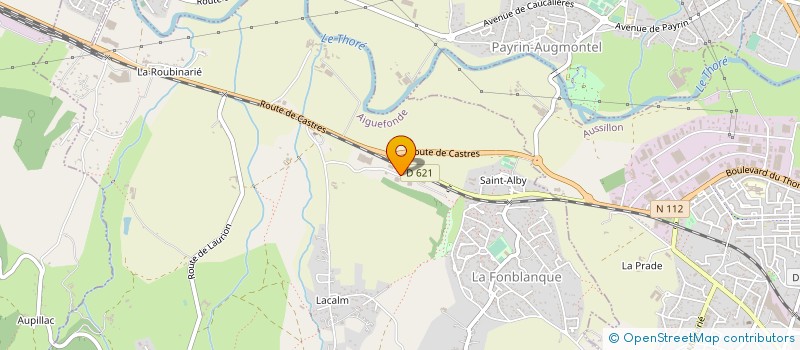 localisation de l'entreprise MARIGO ELEC  AIGUEFONDE