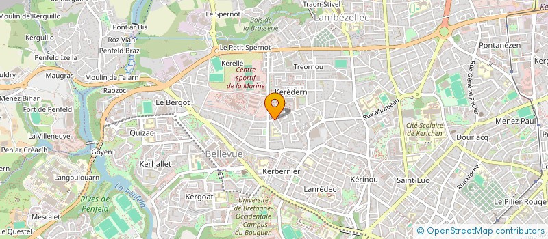 localisation de l'entreprise MARIGOLD  BREST