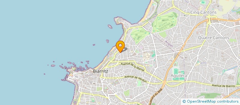 localisation de l'entreprise MARIGORRI  BIARRITZ