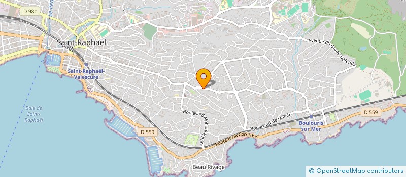 localisation de l'entreprise MARIGOT  SAINT-RAPHAEL