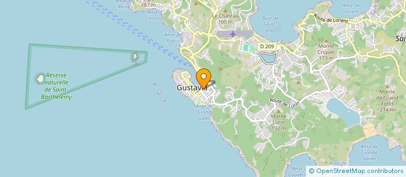 localisation de l'entreprise MARIGOT BAY INVESTISSEMENT COMPANY à SAINT BARTHELEMY