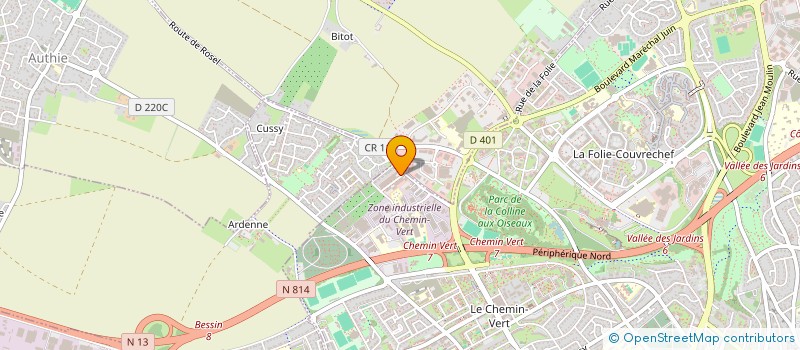 localisation de l'entreprise MARIGUETTE à CAEN