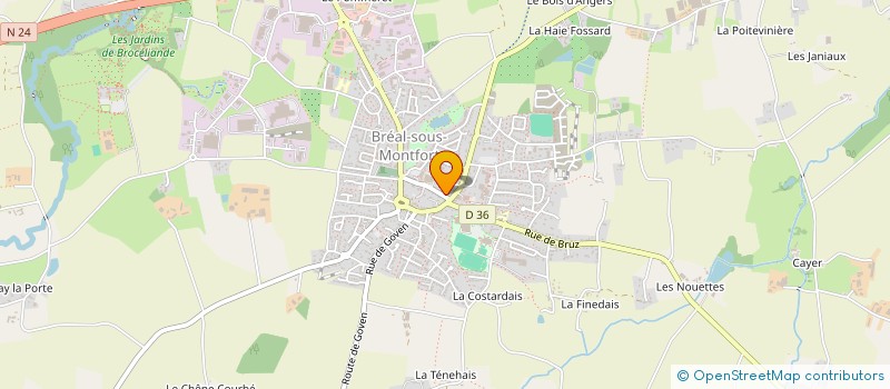 localisation de l'entreprise MARIGUSTE  BREAL-SOUS-MONTFORT