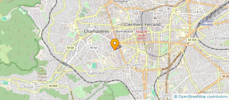 localisation de l'entreprise MARIJAN  CHAMALIERES