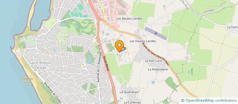 localisation de l'entreprise MARIJEAN à SAINT-BREVIN-LES-PINS