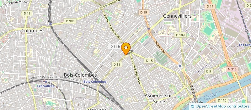 localisation de l'entreprise MARIJO à ASNIERES-SUR-SEINE