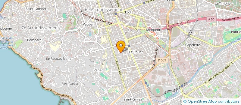 localisation de l'entreprise MARIK à MARSEILLE
