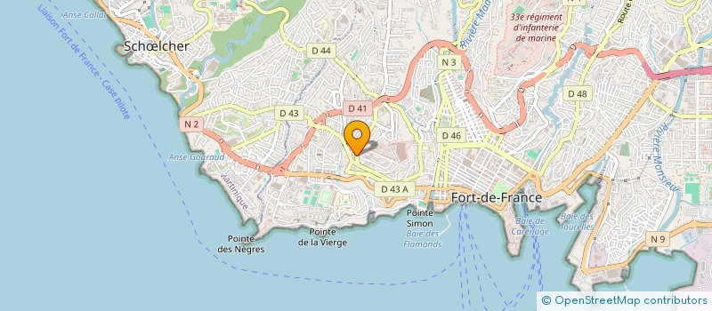 localisation de l'entreprise MARIKASS à FORT-DE-FRANCE