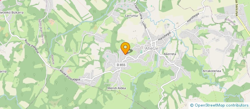 localisation de l'entreprise MARILENE  AHETZE