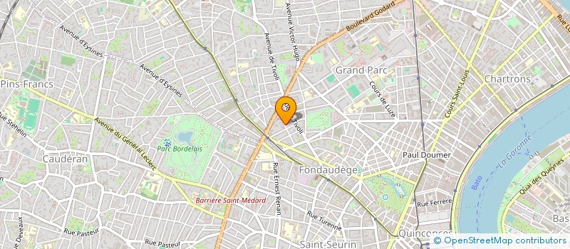 localisation de l'entreprise MARILEX  BORDEAUX