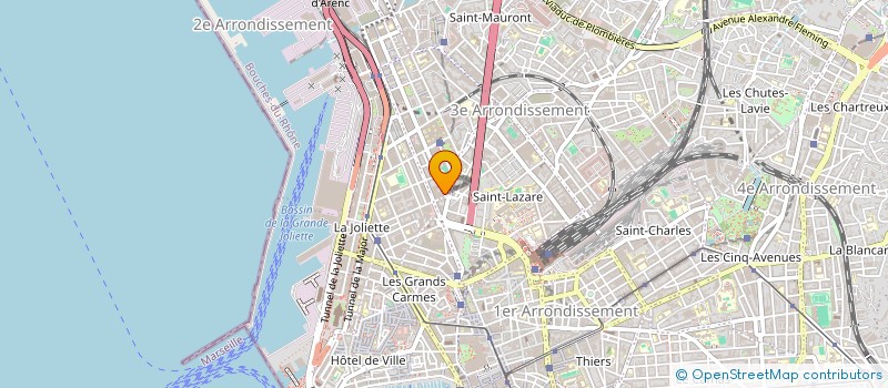 localisation de l'entreprise MARILIB à MARSEILLE