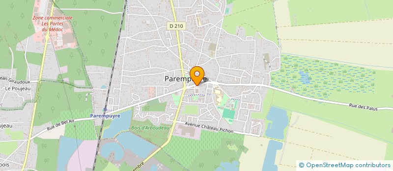 localisation de l'entreprise MARILIEN à PAREMPUYRE