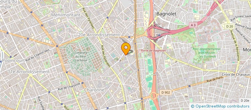 localisation de l'entreprise MARILINE  PARIS