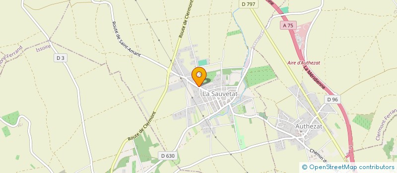 localisation de l'entreprise MARILLE  LA SAUVETAT
