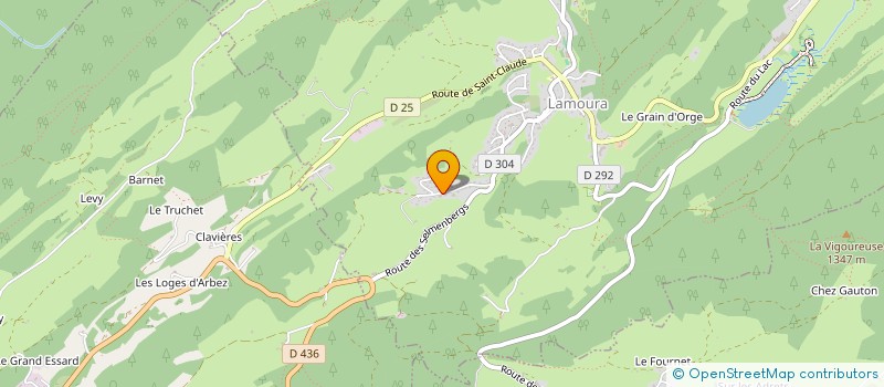 localisation de l'entreprise MARILLER IMMOBILIER  LAMOURA