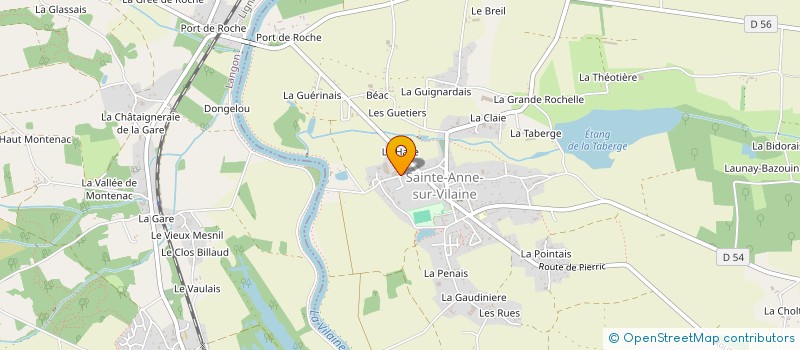 localisation de l'entreprise MARILO IMO  SAINTE-ANNE-SUR-VILAINE