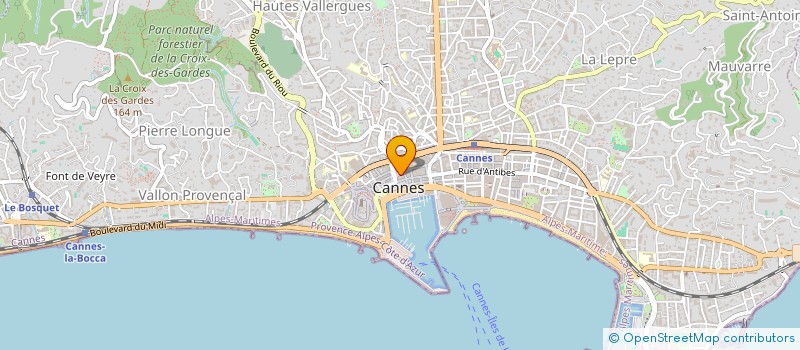 localisation de l'entreprise MARILOU à CANNES