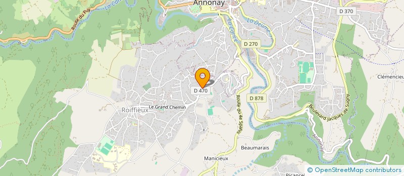 localisation de l'entreprise MARILOU  ROIFFIEUX