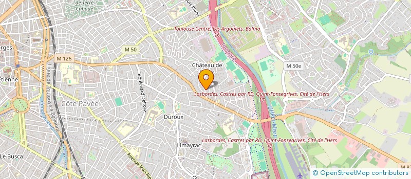 localisation de l'entreprise MARILOU PODOLOGUES  TOULOUSE
